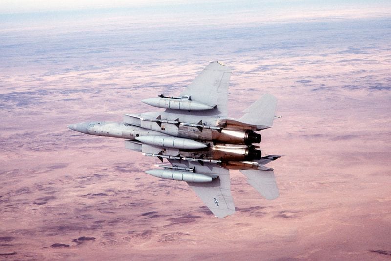 Gulf War F 15 Eagles Were The Deadliest Birds Of Desert Storm Defense Media Network 