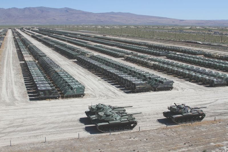 how many tanks are in the us military