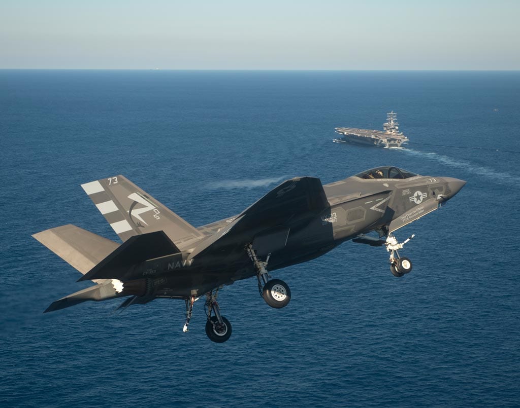 F-35C First Arrested Landing At Sea | Video | Defense Media Network