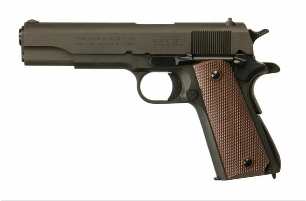 Inland's New Clone of the M1911A1 Is a Blast from the Past