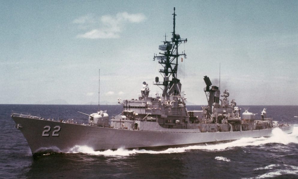 list of us navy ships that were in vietnam war
