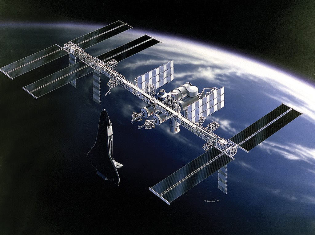assembly of the international space station