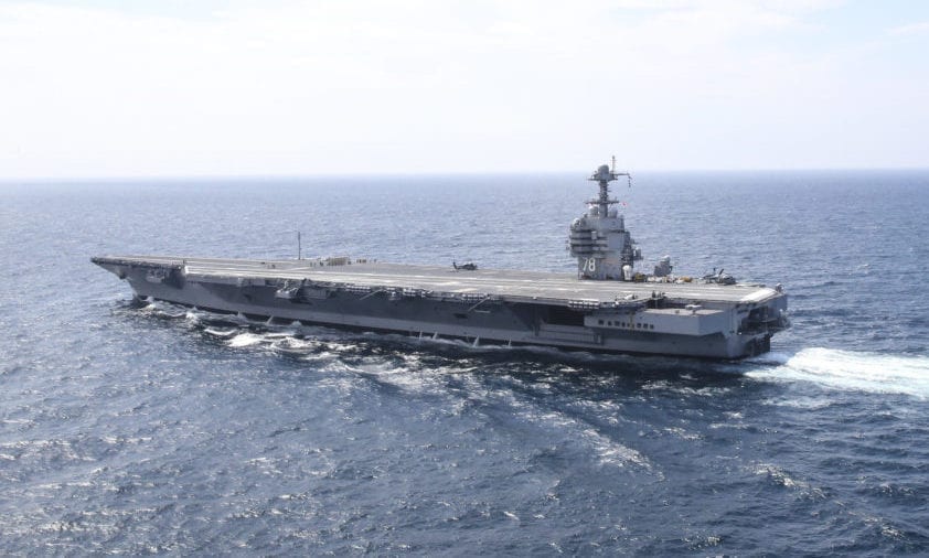 USS Gerald R. Ford Accepts First Advanced Weapons Elevator | Defense ...